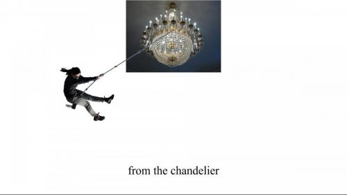 021 from the chandelier